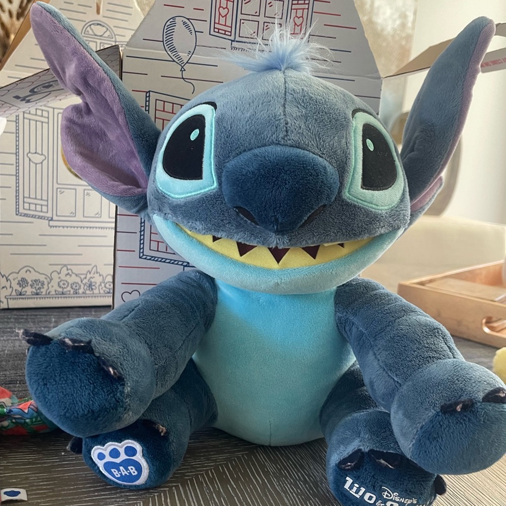 Build-A-Bear Disney Stitch Plush - Blue and Teal